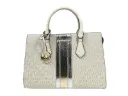 Sheila Medium Crossbody Satchel Purse Bag Pale Gold