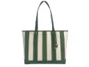 Jet Set Travel Large TZ Shoulder PVC Tote Bag Purse Fern Green