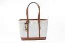 Jet Set Travel Small Vanilla PVC Shoulder Tote Handbag Bag Purse