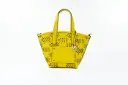 Kimber Small Daffodil Leather 2-in-1 Zip Tote Messenger Bag Purse