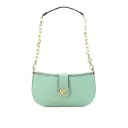 Carmen Small Sea Green Leather Pouchette Shoulder Crossbody Purse