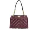 Whitney Medium Chain Shoulder Bag Purse Oxblood