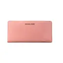Jet Set Travel Large Primrose Leather Continental Wristlet Wallet
