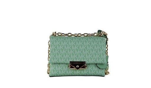 [BG 1922776] Cece Small Sea Green Signature PVC Convertible Flap Crossbody Bag