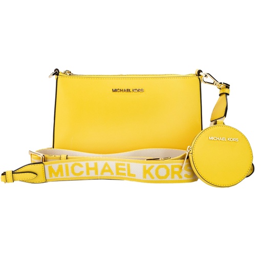 [BG 4304178] Jet Set Daffodil Vegan Crossbody Tech Attachment Bag Purse