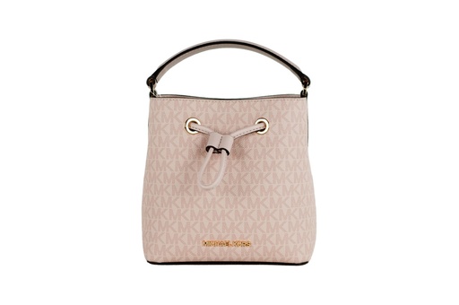 [BG 4201139] Suri Small Dark Powder Blush Signature PVC Bucket Crossbody Handbag