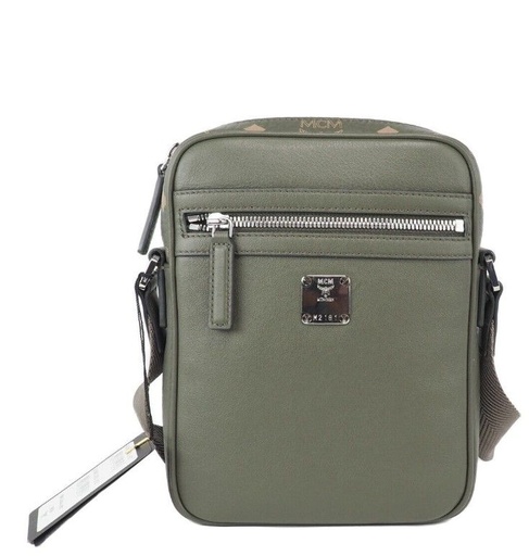 [BG 1567605] Klassik Mini Sea Turtle Visetos Mixed Leather Multifunction Crossbody Bag Green