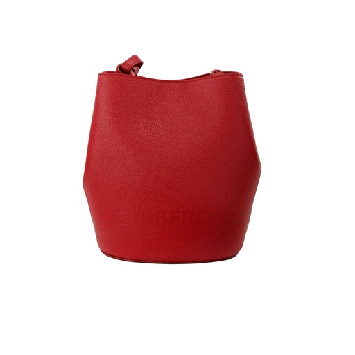 [BG 4411518] Lorne Small Red Pebbled Leather Bucket Crossbody Purse Bag