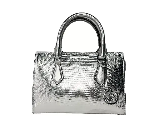 [BG 6167445] Sheila Small Crossbody Satchel Purse Bag Silver