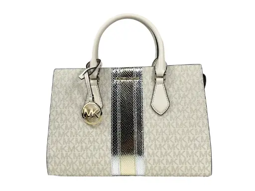 [BG 6325634] Sheila Medium Crossbody Satchel Purse Bag Pale Gold