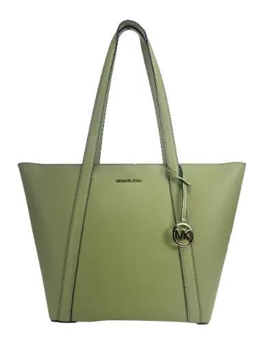 [BG 4425433] Large Pratt Shoulder Zip Tote Bag Light Sage
