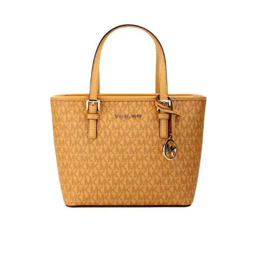[BG 4382317] Jet Set Cider PVC Leather XS Carryall Top Zip Tote Bag Purse