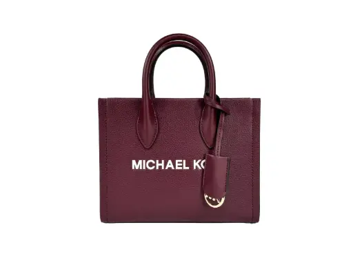 [BG 6271332] Mirella Small Top Zip Tote Bag Maroon