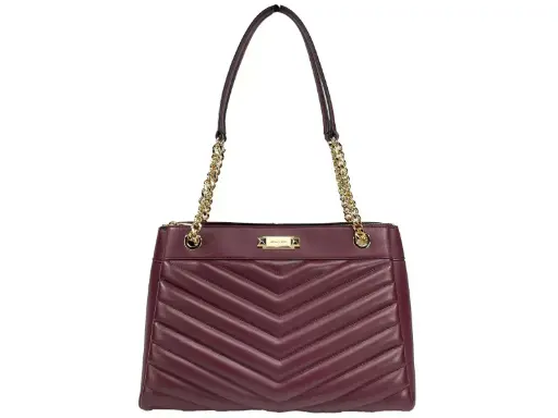 [BG 6165006] Whitney Medium Chain Shoulder Bag Purse Oxblood