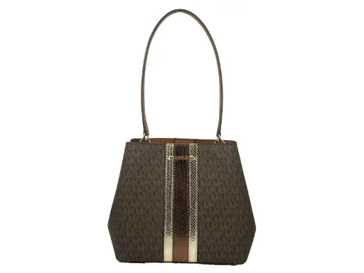 [BG 6164840] Medium Pratt Bucket Shoulder Bag Purse Brown