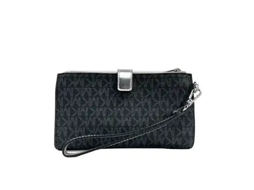 [BG 6482626] Jet Set Travel Double Zip Wristlet Wallet