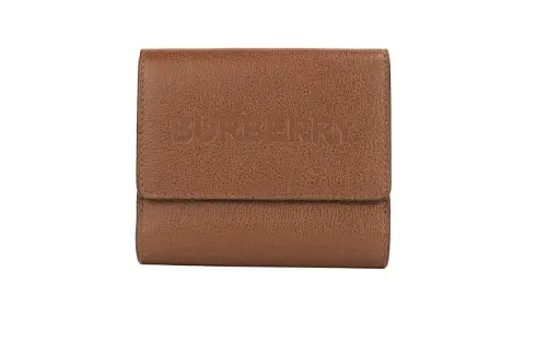 [BG 4274996] Luna Tan Grained Leather Small Coin Pouch Snap Wallet
