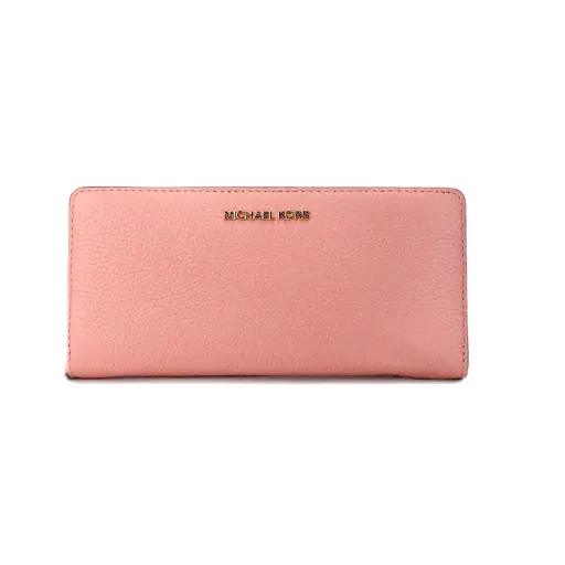 [BG 4382322] Jet Set Travel Large Primrose Leather Continental Wristlet Wallet