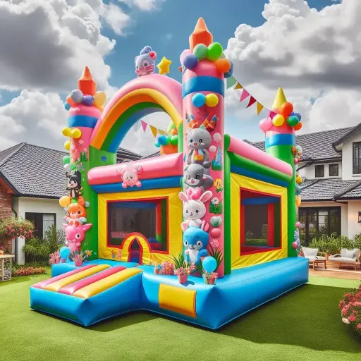 Backyard Bounce Party for Kids
